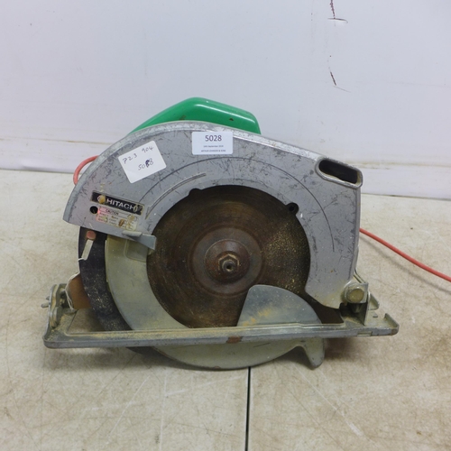 5028 - A Hitachi PSU-9, 240V, 235mm circular saw