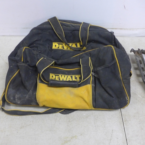 5044 - A DeWalt DCN660 cordless 18V XR brushless nailer and a DeWalt tool bag