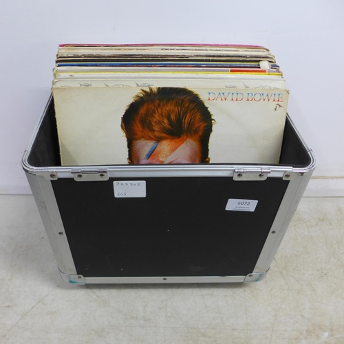 5072 - A case of approximately 30 LP records including Bananarama, Siouxsie and the Banshees, Abba, Giorgio... 