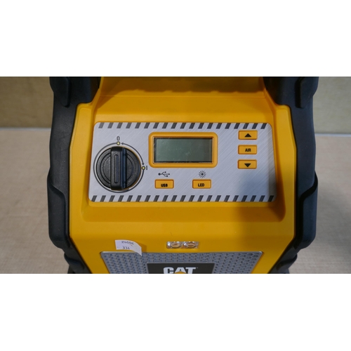 6036 - Cat Jump Starter 1200 Amp - This lot requires a UK adapter (334-566) *This lot is subject to Vat