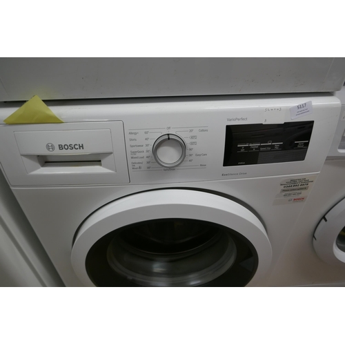 5117 - A Bosch Vario Perfect Eco-silence drive washing machine