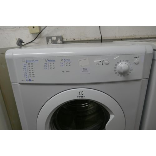 5122 - An Indesit IDV75, 7kg tumble dryer