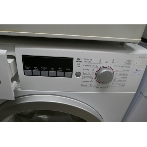 5124 - A Bosch Series 6 model WDT2 tumble dryer