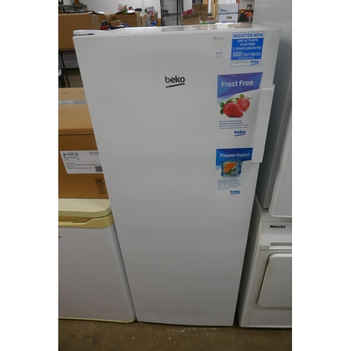 5128 - A Beko FXFP1545W 6 drawer tower freezer