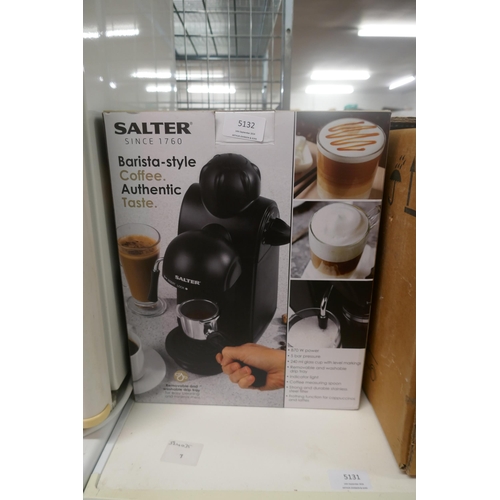 5132 - A Salter Espressimo barista style coffee maker