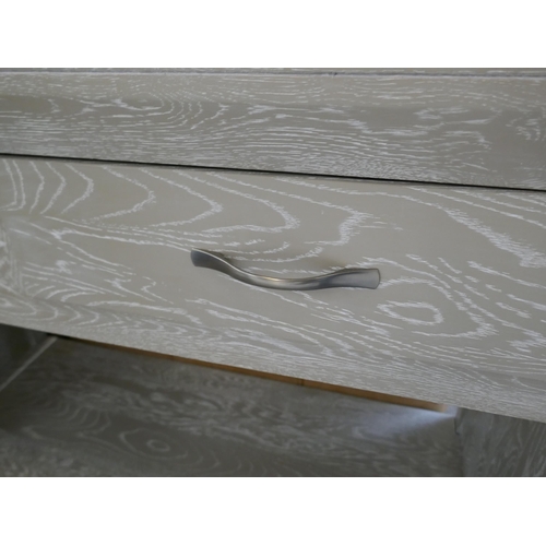 3145 - An Oak Furnitureland washed oak, two drawer sideboard