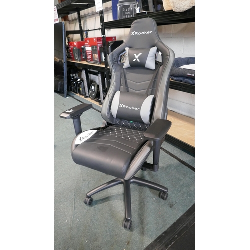 6003 - Xrocker Rgb Gaming Chair  - This lot requires a UK adapter (334-62) *This lot is subject to Vat