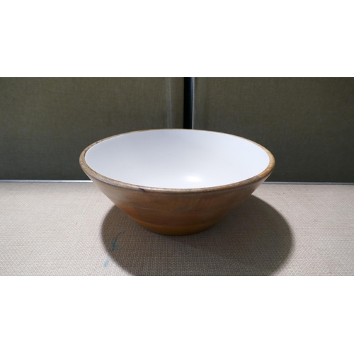 6009 - Mikasa Salad Bowl and Stoneware Bowls (334-161,164) *This lot is subject to Vat