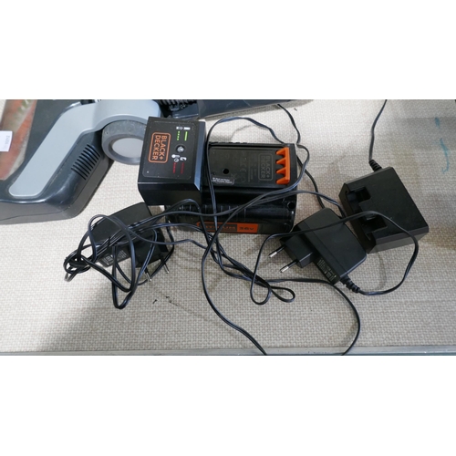 6033 - 2 x Black & Decker 36V Stick Vacuum Cleaners with Charger  - This lot requires UK adapters (334-541,... 