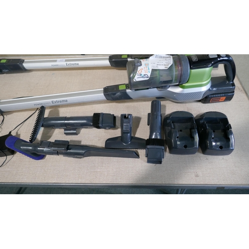 6033 - 2 x Black & Decker 36V Stick Vacuum Cleaners with Charger  - This lot requires UK adapters (334-541,... 