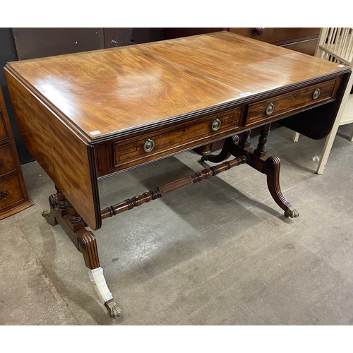 140 - A Regency mahogany sofa table