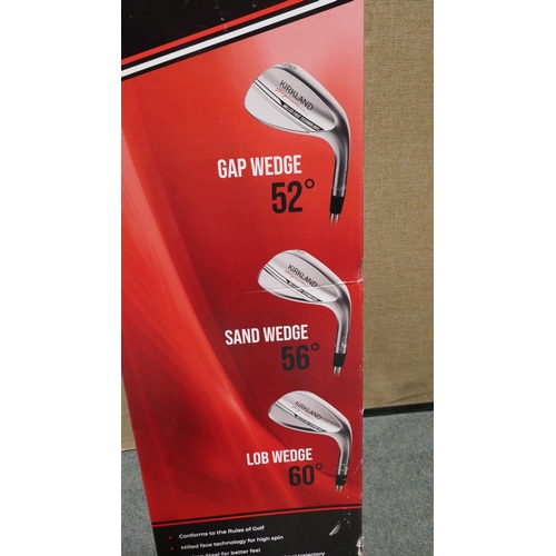 6099 - Kirkland Signature Golf Wedge Set (Incomplete) (334-135) *This lot is subject to Vat