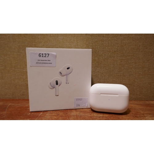 6127 - Apple Airpods Pro 2Nd Gen- This lot requires a UK adapter (334-613) *This lot is subject to Vat