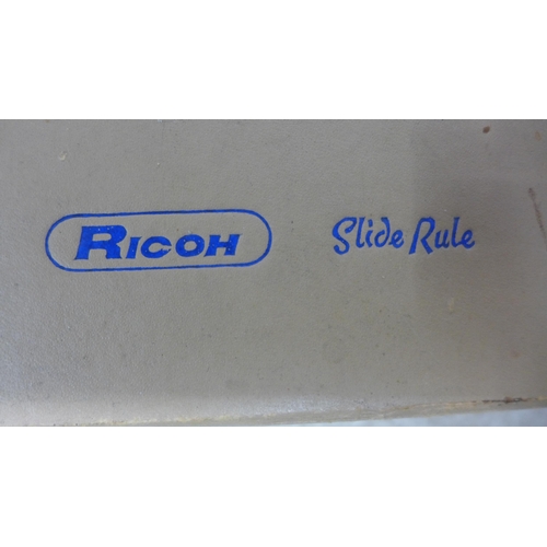 5084 - A Ricoh No.153 slide rule