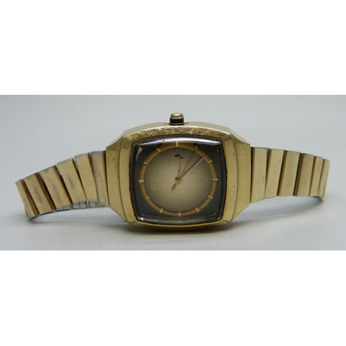 1100 - A lady's 1970s Seiko date automatic Hi-Beat wristwatch