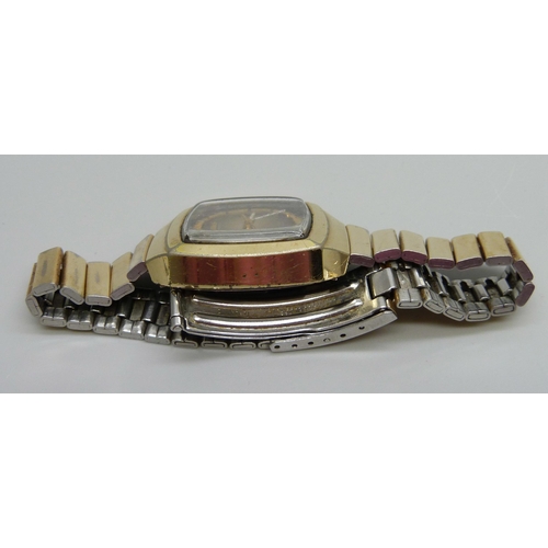 1100 - A lady's 1970s Seiko date automatic Hi-Beat wristwatch