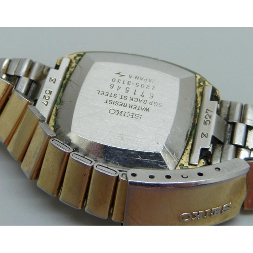 1100 - A lady's 1970s Seiko date automatic Hi-Beat wristwatch