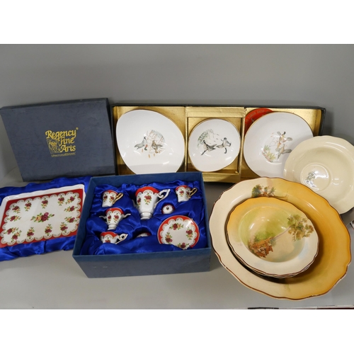 1142 - Two boxes of assorted china including Poole Pottery, Royal Doulton, Royal Worcester, etc., some boxe... 