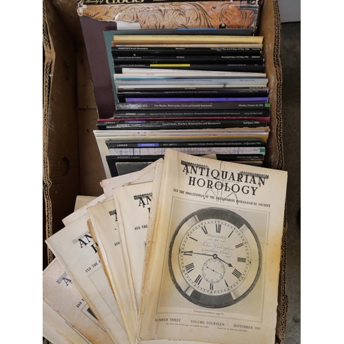 1174 - Horological books and catalogues **PLEASE NOTE THIS LOT IS NOT ELIGIBLE FOR IN-HOUSE POSTING AND PAC... 