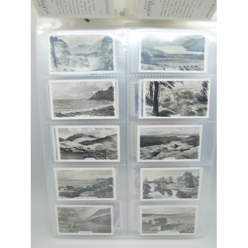 641 - CIGARETTE CARDS, nine complete sets, including Woods (2), Aesop, Royal Mail; Ardath Scots, Rothmans,... 