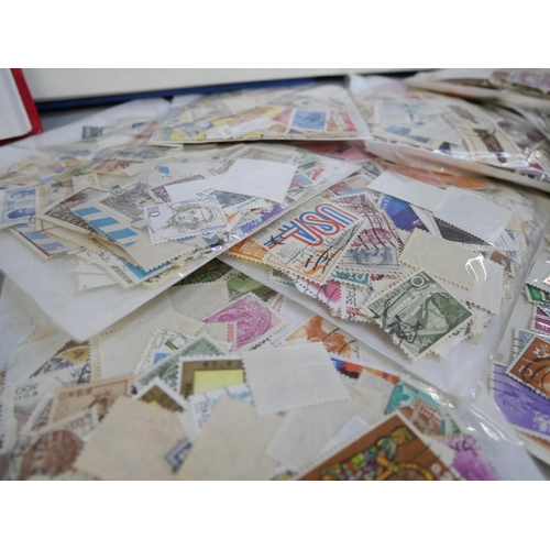 662 - A box of stamps, covers, etc.