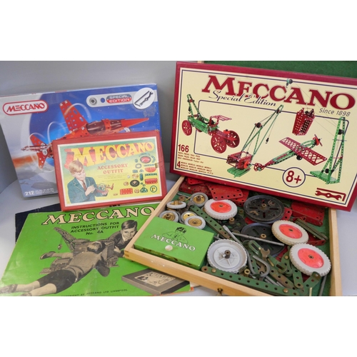 680 - Four Meccano sets including Centennial 2001, 0530 Special Edition