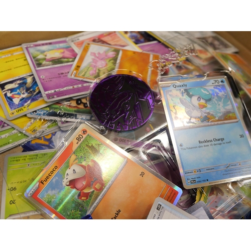 722 - A box of Pokémon cards, English, Japanese, Chinese and base cards