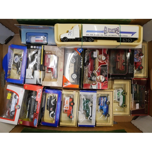 732 - Two boxes of die-cast models, boxed