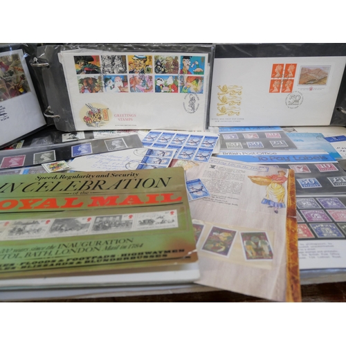 738 - Stamps; a collection of mainly first day covers from 1960s to around 2010 with some issues duplicate... 