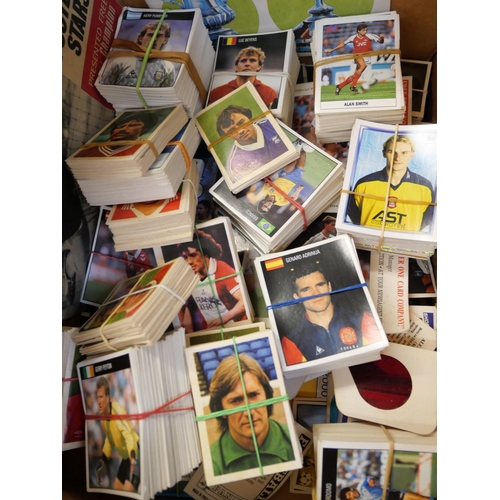 754 - Football themed stickers and cards by Orbis, some Panini, approximately 110 Merlin Team 90, approxim... 