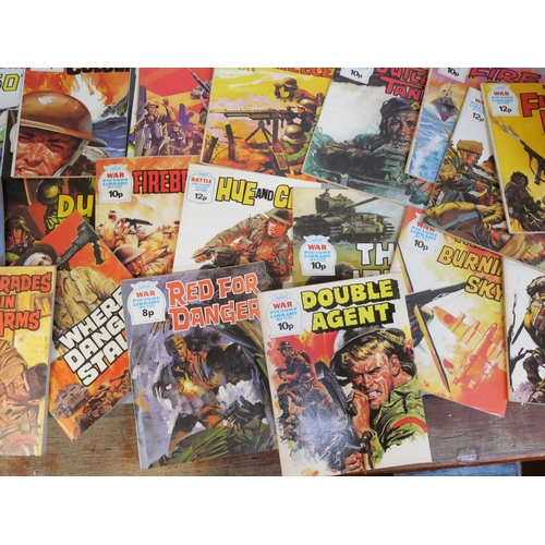 755 - 100 1970s Fleetway War Picture Library comics