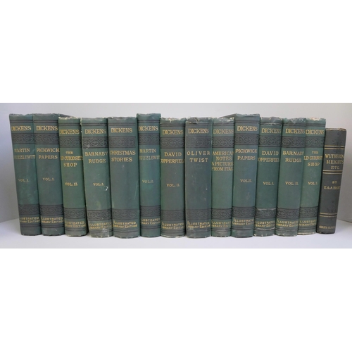 783 - A set of fourteen Charles Dickens novels, mid 1870s