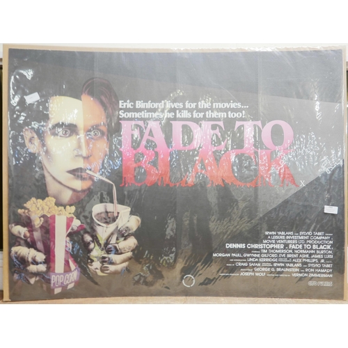 792 - A quad film poster, Fade to Black