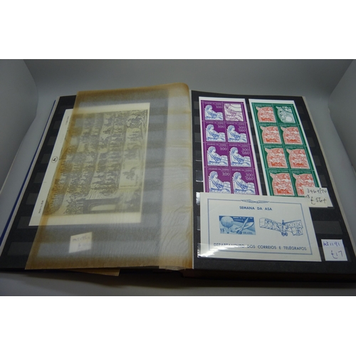 814 - Stamps; a stock-book of mini-sheets, 81 sheets, (with a catalogue value of over £1,400)