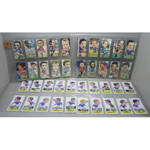 815 - Soccer cards, seven near-mint sets of Ritchie & Co., (one set), and Premier Sports cards, (six sets)... 