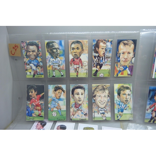 815 - Soccer cards, seven near-mint sets of Ritchie & Co., (one set), and Premier Sports cards, (six sets)... 