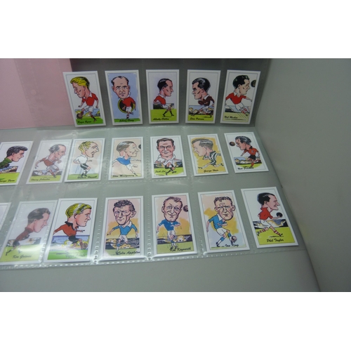 815 - Soccer cards, seven near-mint sets of Ritchie & Co., (one set), and Premier Sports cards, (six sets)... 