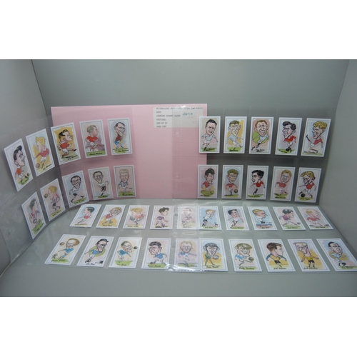 815 - Soccer cards, seven near-mint sets of Ritchie & Co., (one set), and Premier Sports cards, (six sets)... 