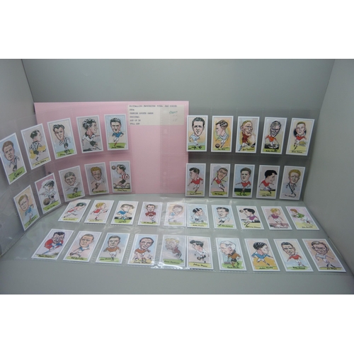 815 - Soccer cards, seven near-mint sets of Ritchie & Co., (one set), and Premier Sports cards, (six sets)... 