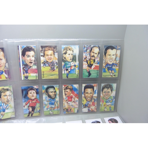 815 - Soccer cards, seven near-mint sets of Ritchie & Co., (one set), and Premier Sports cards, (six sets)... 