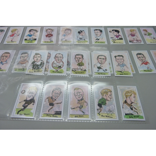 815 - Soccer cards, seven near-mint sets of Ritchie & Co., (one set), and Premier Sports cards, (six sets)... 