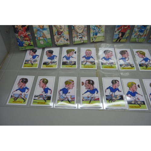 815 - Soccer cards, seven near-mint sets of Ritchie & Co., (one set), and Premier Sports cards, (six sets)... 