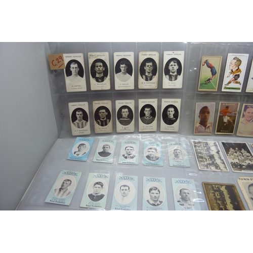 816 - Collectors cards; Taddy, Cope Bros., Sunnyvale, Vanguard, Boys Cinema, Wills, etc., 