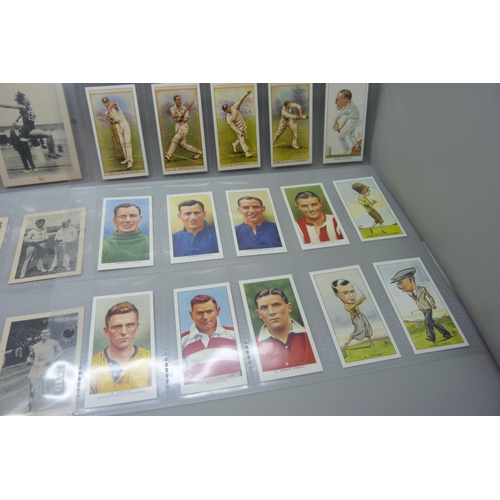 819 - Collectors cards; African Tobacco Manufacturers, The World of Sport 1939 cigarette cards (14) and Wo... 