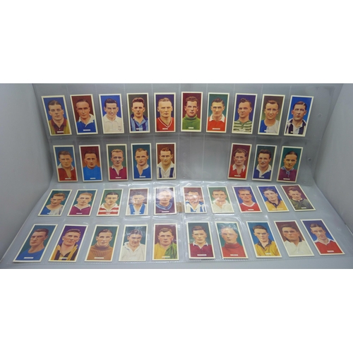 822 - Cigarette cards; Carreras, 2 sets, different varieties of 