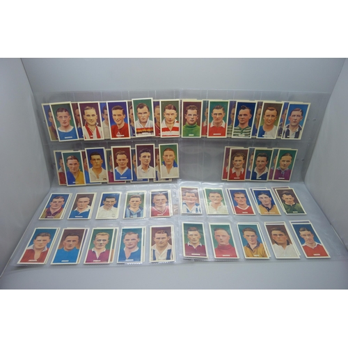 822 - Cigarette cards; Carreras, 2 sets, different varieties of 