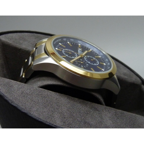 834 - A Citizen chronograph wristwatch, boxed