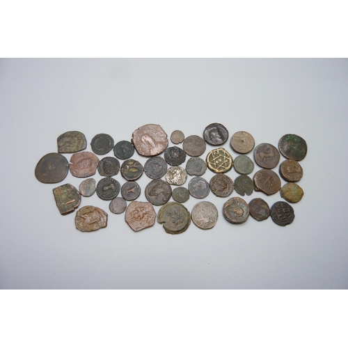 845 - A collection of Byzantine coins