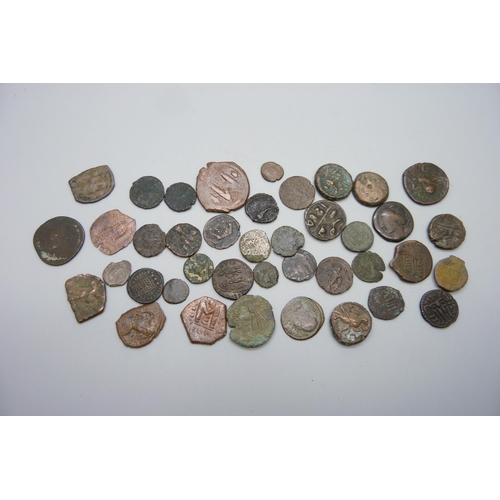 845 - A collection of Byzantine coins