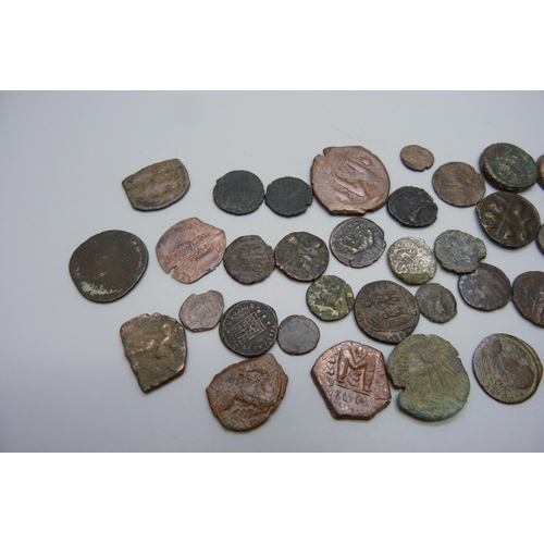 845 - A collection of Byzantine coins